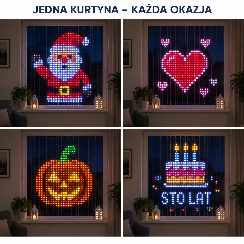 Riveira™ Smart LED Kurtyna
