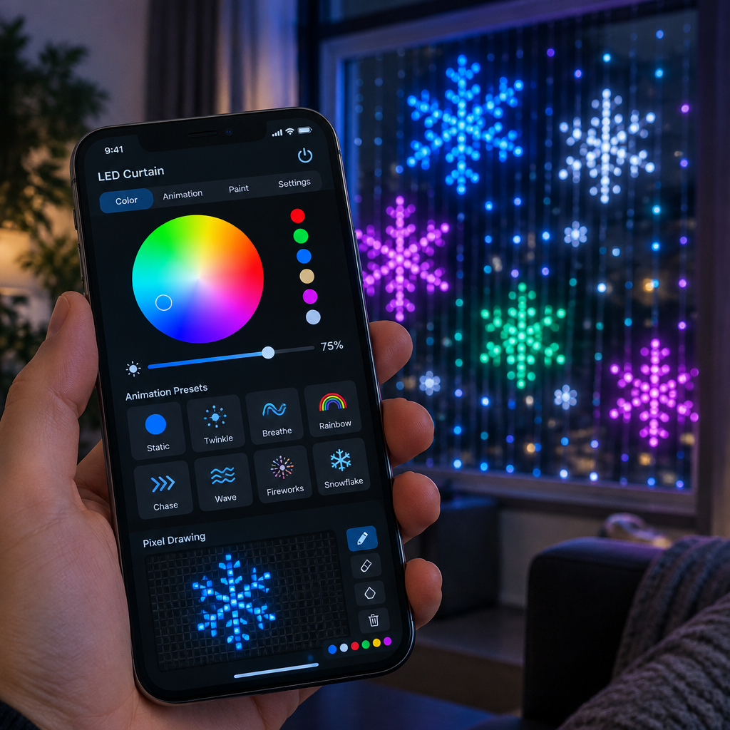 Riveira™ Smart LED Kurtyna